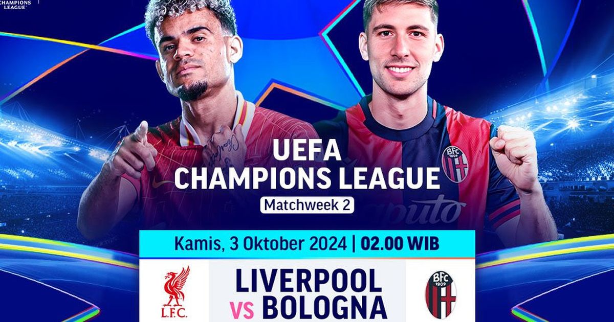 Link Live Streaming Liverpool Vs Bologna di Liga Champions