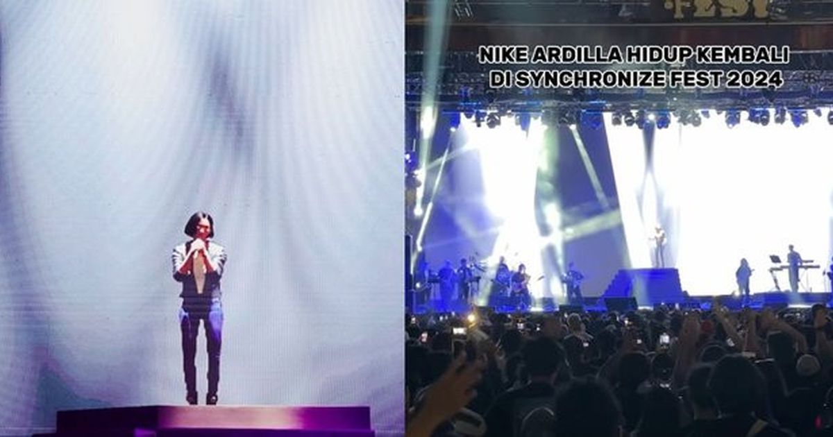 Nike Ardilla Tiba-tiba Muncul di Panggung Synchronize Fest 2024, Langsung Guncang Penonton Bawakan Lagu 'Bintang Kehidupan'