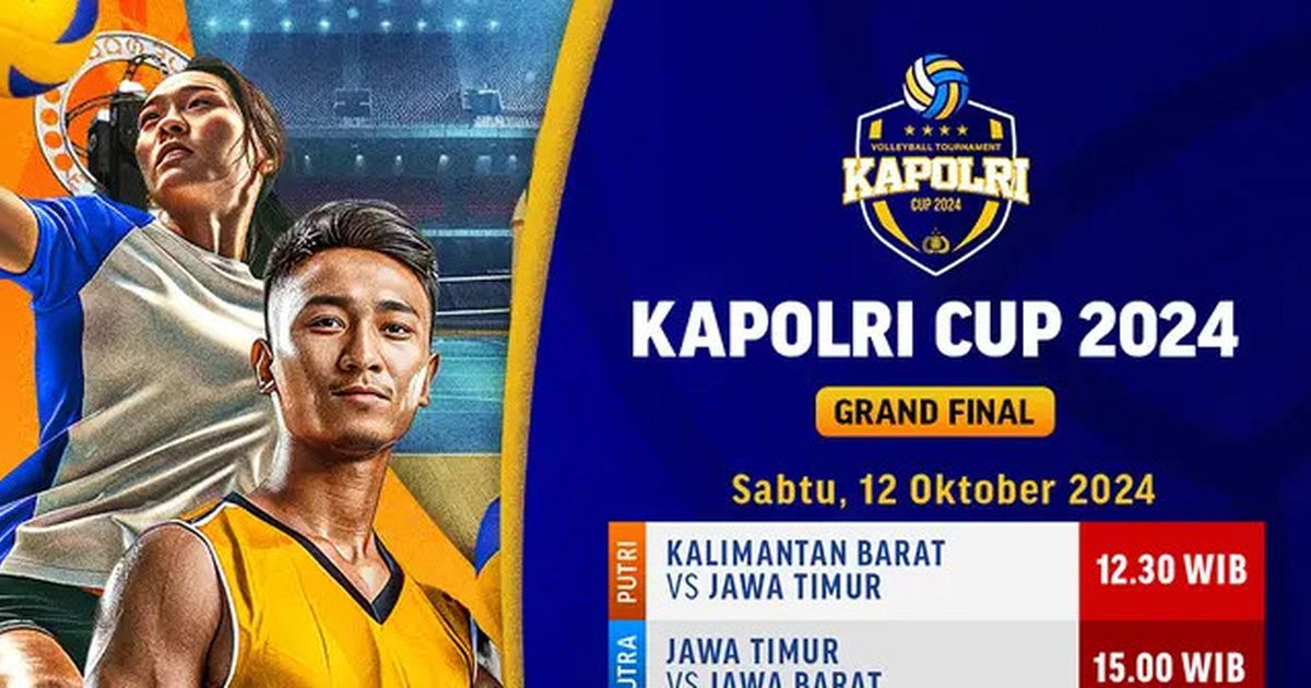 Jadwal Siaran Langsung Grand Final Turnamen Bola Voli Kapolri Cup 2024 Hari ini, Sabtu 12 Oktober 2024