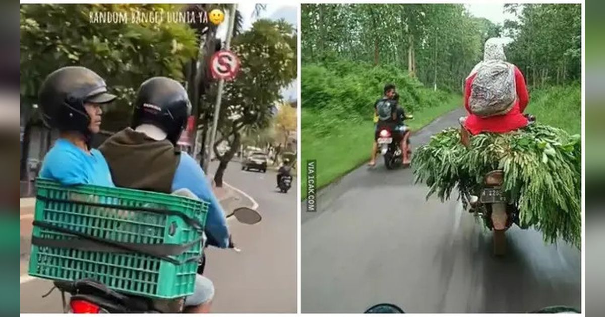 6 Gambar Tempat Duduk Unik di Motor: POV Menyulitkan Diri Sendiri