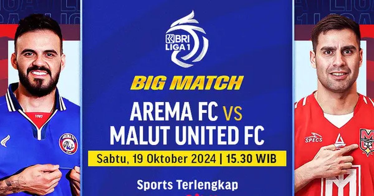 Sedang Berlangsung, ini Link Live Streaming Arema FC Vs Malut United