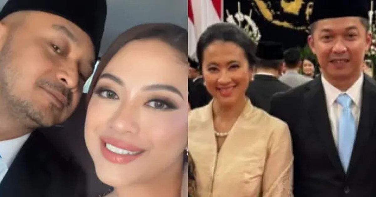 Adu Cantik Istri Giring Ganesha dan Taufik Hidayat saat Dampingi Suami Dilantik Jadi Pejabat