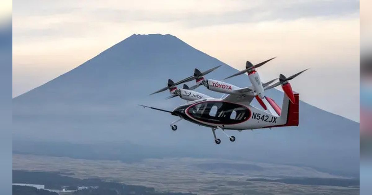 eVTOL, Taksi Terbang Produksi Toyota dan Joby Siap Mengudara di Jepang