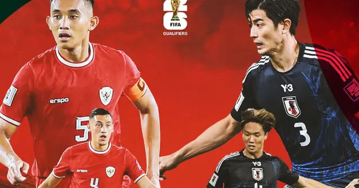 Ini Link Siaran Langsung Timnas Indonesia Vs Jepang dalam Kualifikasi Piala Dunia Zona Asia 2026