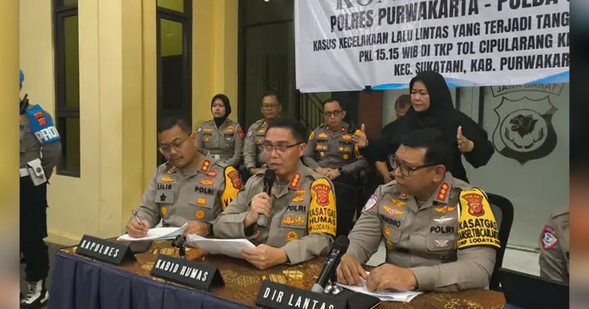 Polisi Tetapkan Sopir Truk Hino Tersangka Kecelakaan Cipularang Tewaskan Satu Orang