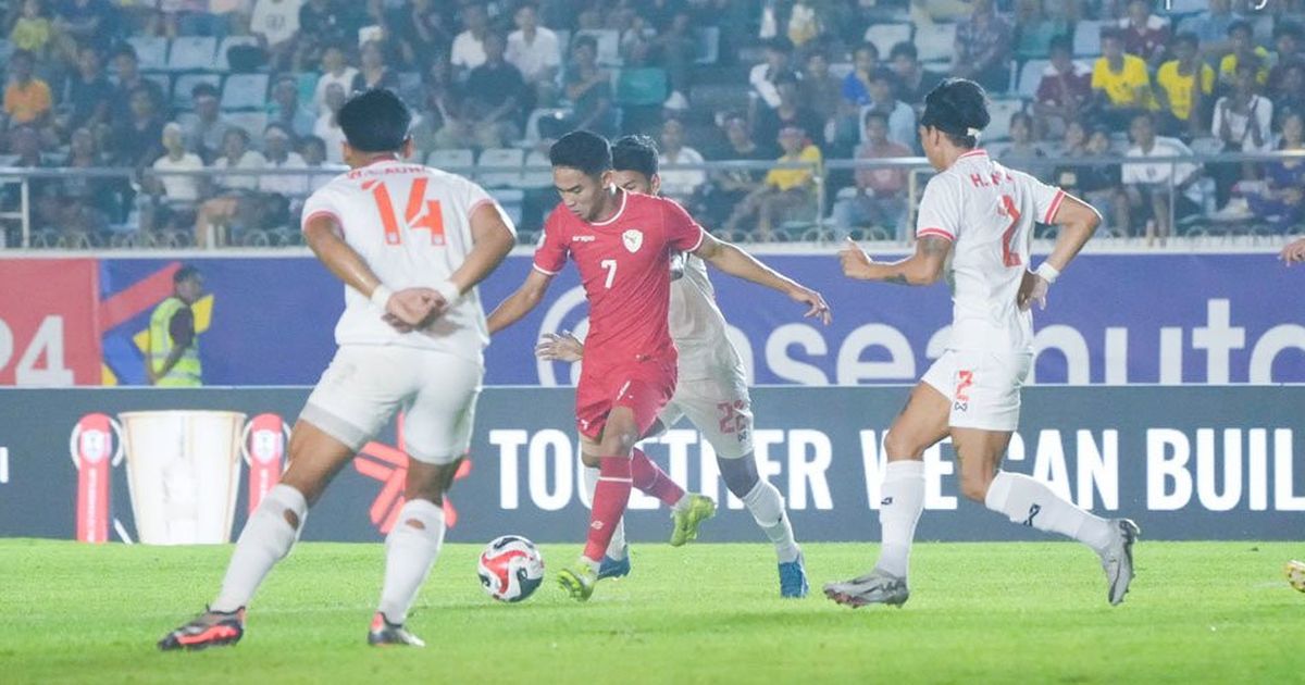 Media Vietnam Soroti Aksi Tak Sportif Pemain Myanmar Tendang Bola ke Kepala Marselino