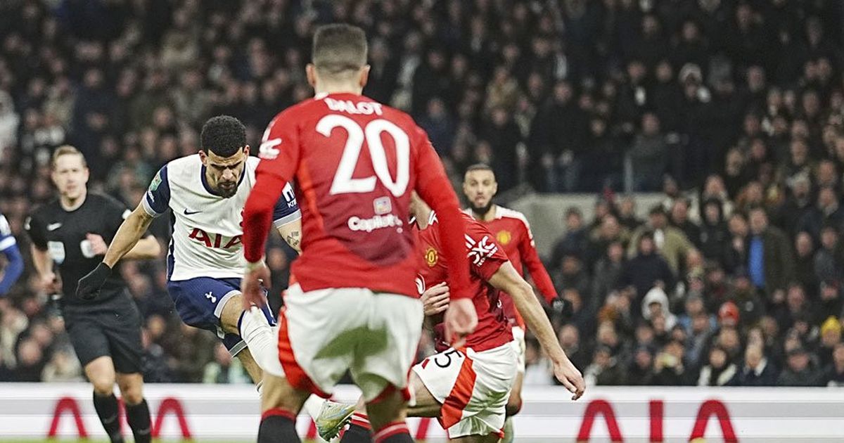 Hasil Carabao Cup: Drama Tujuh Gol, Tottenham Menang 4-3 atas Manchester United