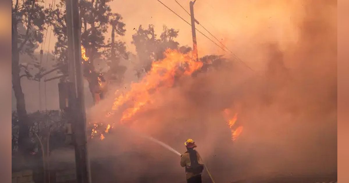 Hutan di Los Angeles Terbakar, Rumah Mewah Artis Hollywood Kena Imbas