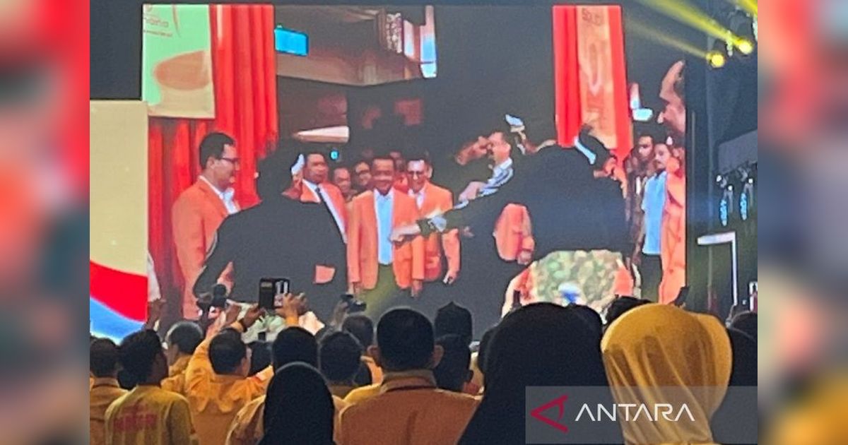 Bahlil Lahadalia Hadir di Rakernas MPO dan HUT MKGR ke-65