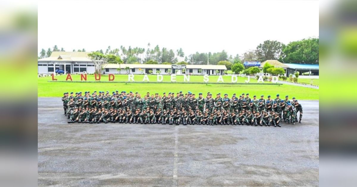 Lanud Raden Sadjad Natuna Kedatangan 52 Personel Baru
