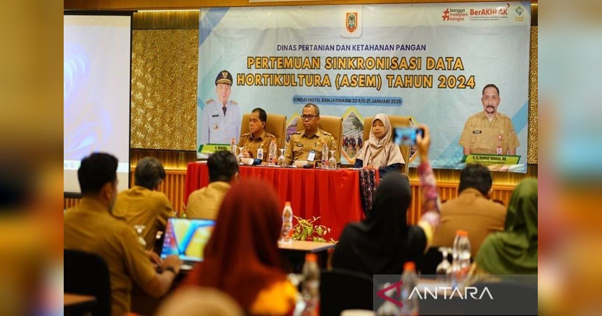 Kalsel Sinkronkan Data Hortikultura 13 Kabupaten/Kota