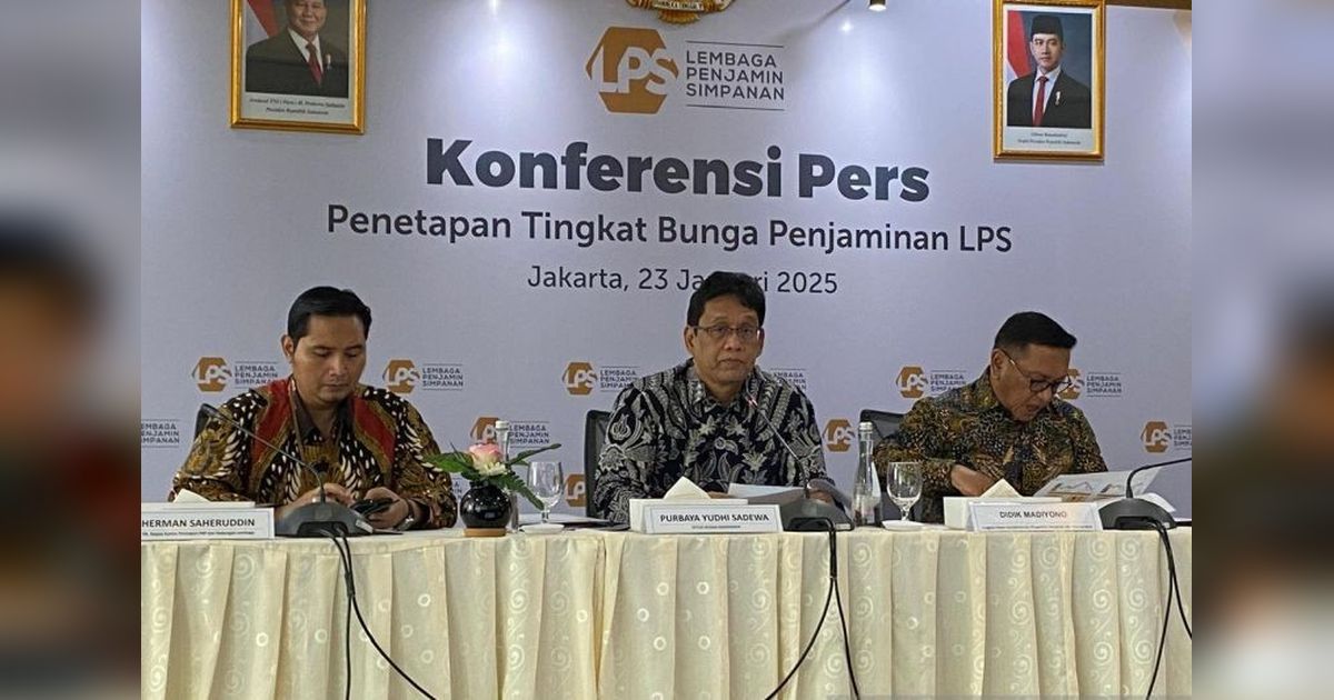 LPS Tahan Tingkat Bunga Penjaminan (TBP) Meski BI Rate Turun