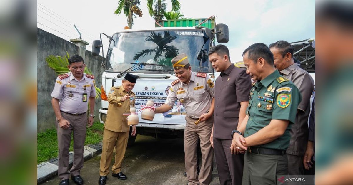 Barantin Fasilitasi Ekspor 531 Ton Komoditas Pertanian Jambi