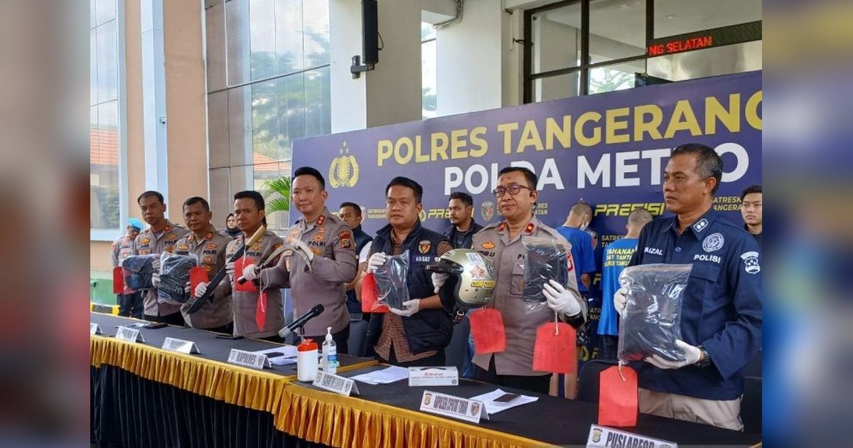 Pelaku Penyiraman Air Keras ke Polisi di Tangsel Ditangkap
