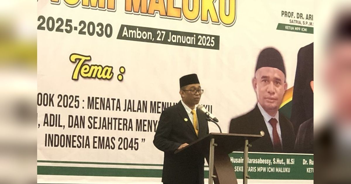 Dr. Ruslan Tawari Pimpin ICMI Maluku Periode 2025-2030