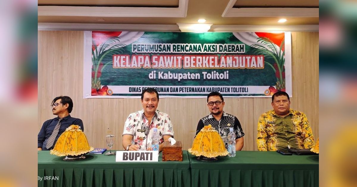 Bupati Tolitoli Dorong Peningkatan Produksi Kelapa Sawit