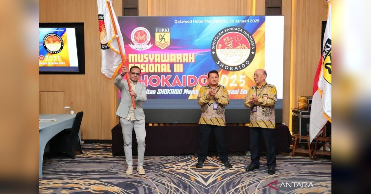 Asnaedi Resmi Pimpin PB Shokaido Periode 2025-2029