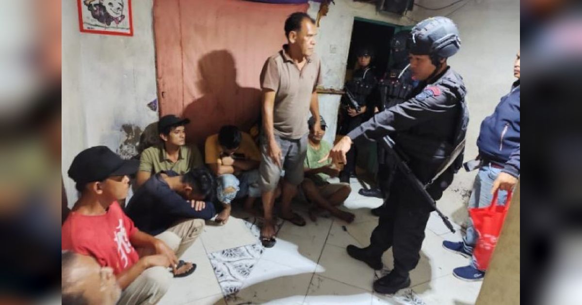 Polda Sumut Tangkap Tujuh Tersangka Narkoba dalam Patroli Malam