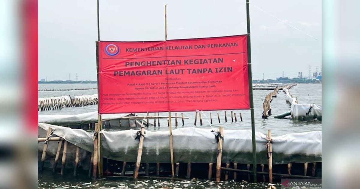 PT TRPN Terancam Sanksi KKP Soal Pagar Laut Ilegal di Bekasi