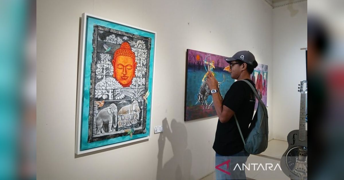 Pameran Seni Rupa Alumni ISI Yogyakarta '93 di Borobudur