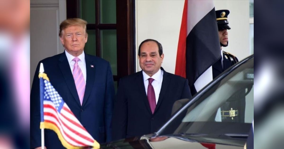 Presiden Mesir Undang Trump Bahas Krisis Timur Tengah
