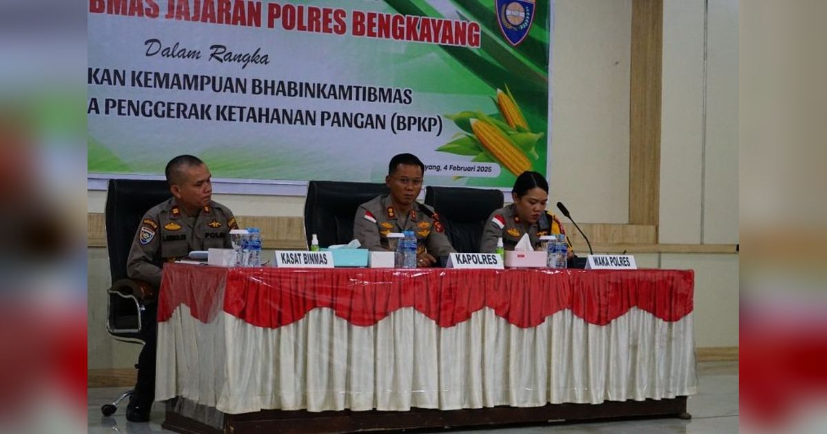 Polres Bengkayang Latih Bhabinkamtibmas Tingkatkan Ketahanan Pangan