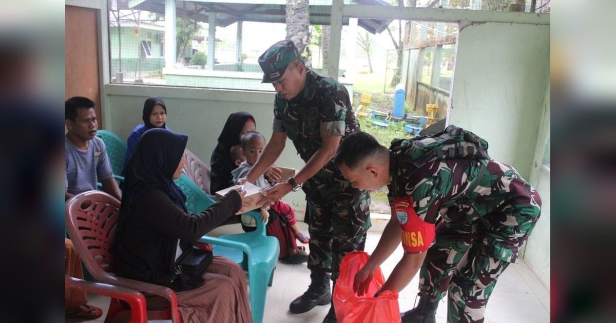 Kodim Singkawang Berikan Makan Murah, Bantu Warga Kurang Mampu
