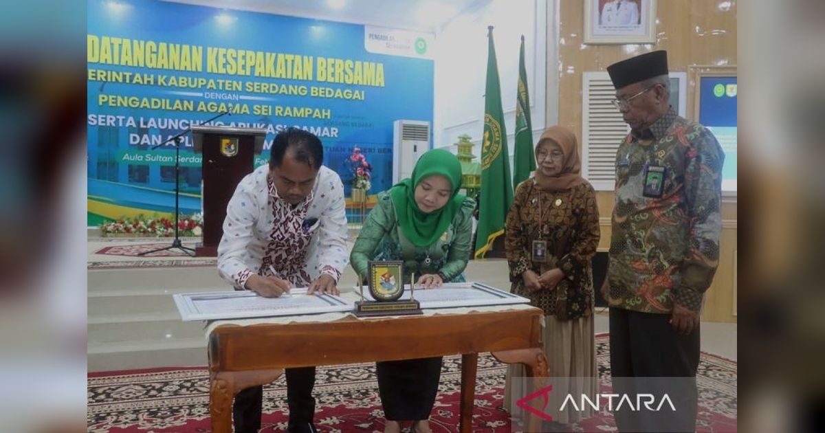 Sergai Luncurkan Aplikasi SAMAR dan Vitamin-A untuk Optimalkan Layanan Peradilan