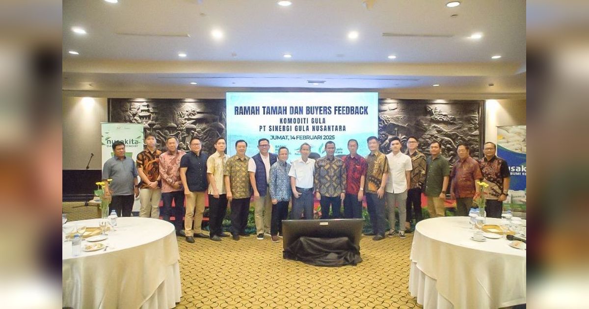 SGN Bidik Produksi Gula 1,01 Juta Ton di 2025: Strategi Perluasan Lahan dan Intensifikasi Produksi