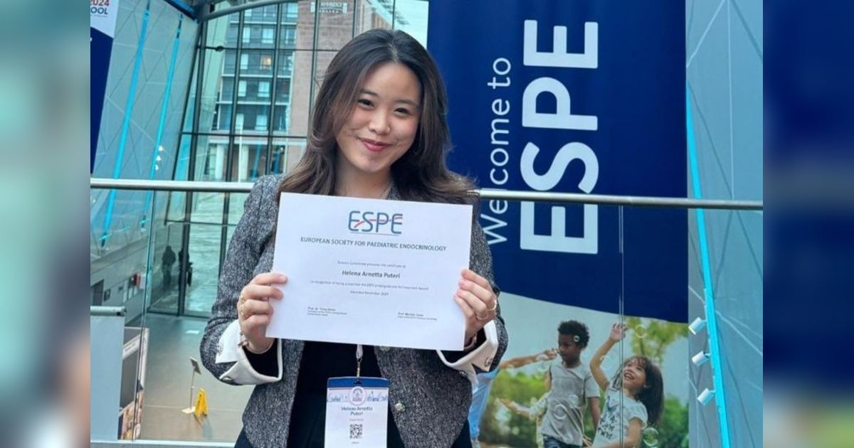 Mahasiswi UI Raih Penghargaan ESPE Undergraduate Achievement Award 2024