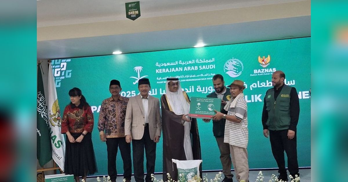 Arab Saudi Berikan 7.911 Paket Pangan untuk Masyarakat Indonesia Jelang Ramadhan