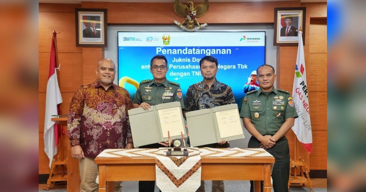 PGN Jalin Kerja Sama dengan TNI AD untuk Perkuat Keamanan Infrastruktur Gas Bumi Nasional