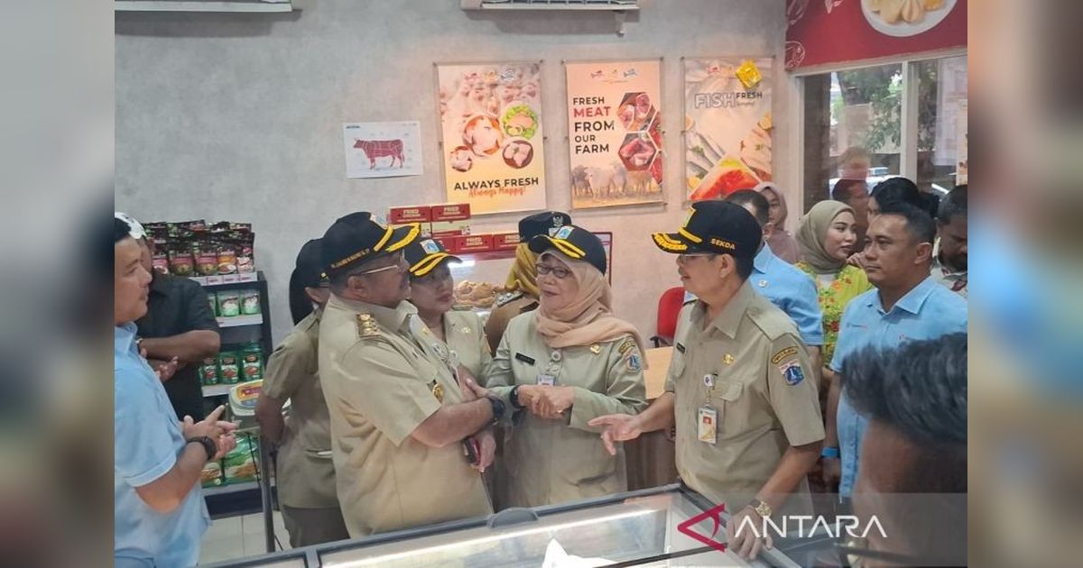 Wagub Rano Pastikan Stok Pangan di Cold Storage Dharma Jaya Aman Jelang Ramadhan