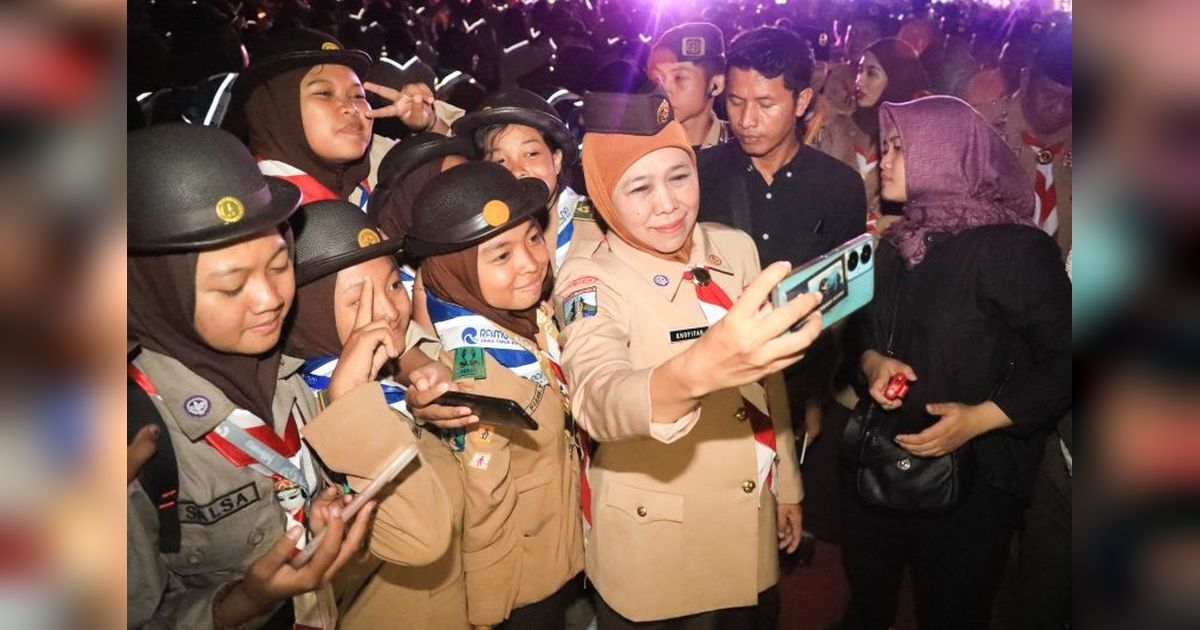 Gubernur Khofifah Ajak Pramuka Jatim Lebih Adaptif dan Kontributif di Era Digital