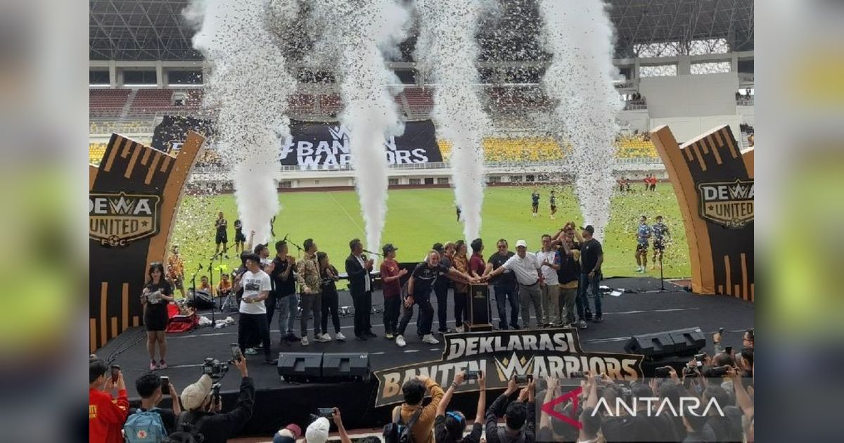 Dewa United FC Resmi Jadi Banten Warriors, Gunakan BIS sebagai Home Base