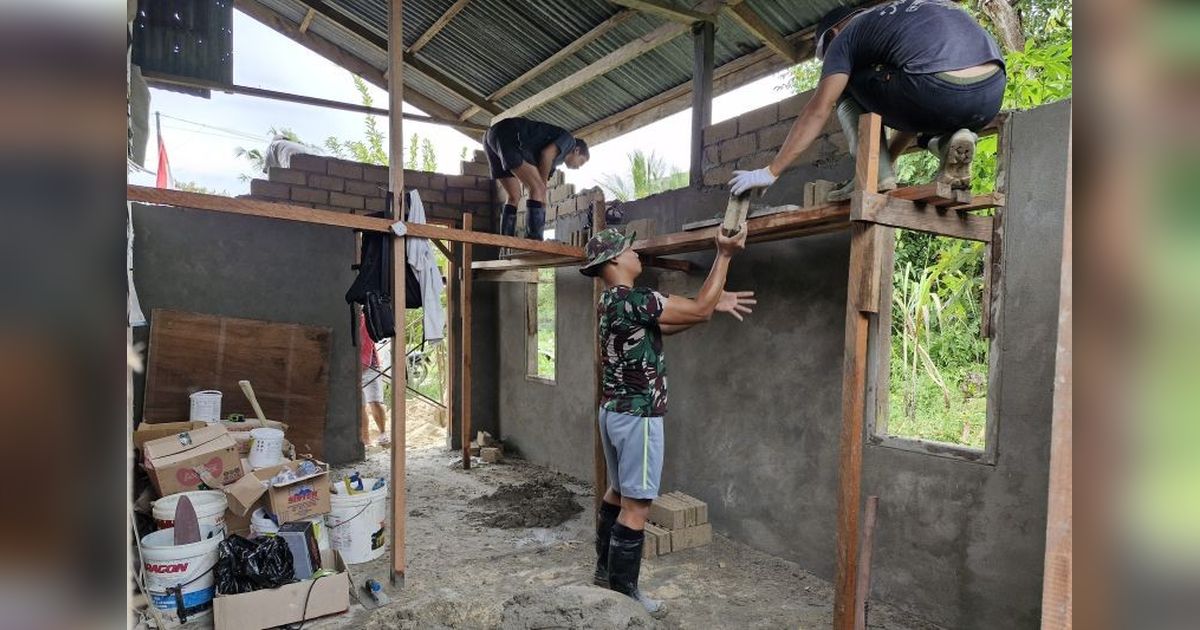 TMMD Kodim 0907/Trk Prioritaskan Kualitas Rehab Rumah Warga