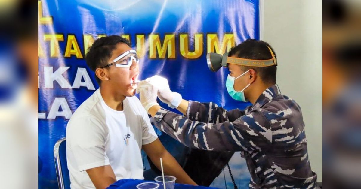 Lanal Ranai Gelar Pemeriksaan Kesehatan Gratis untuk Pelajar SMA Natuna