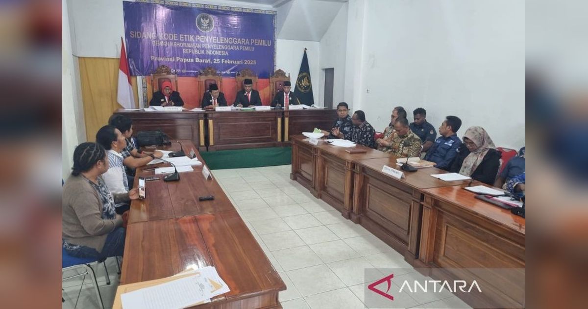 DKPP Sidang Dugaan Pelanggaran Etik Komisioner KPU Teluk Bintuni