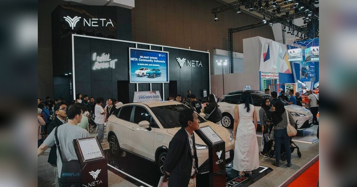 NETA Raup 328 Pemesanan Kendaraan Listrik Selama IIMS 2025
