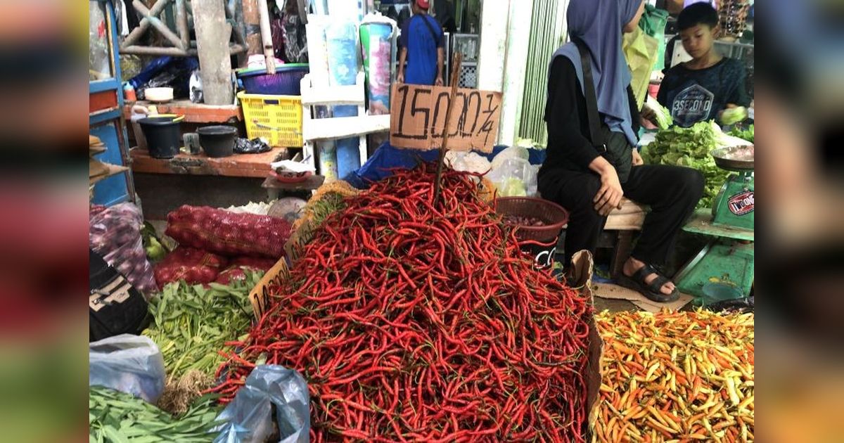 Harga Cabai Merah di Palembang Turun Drastis Jelang Ramadhan