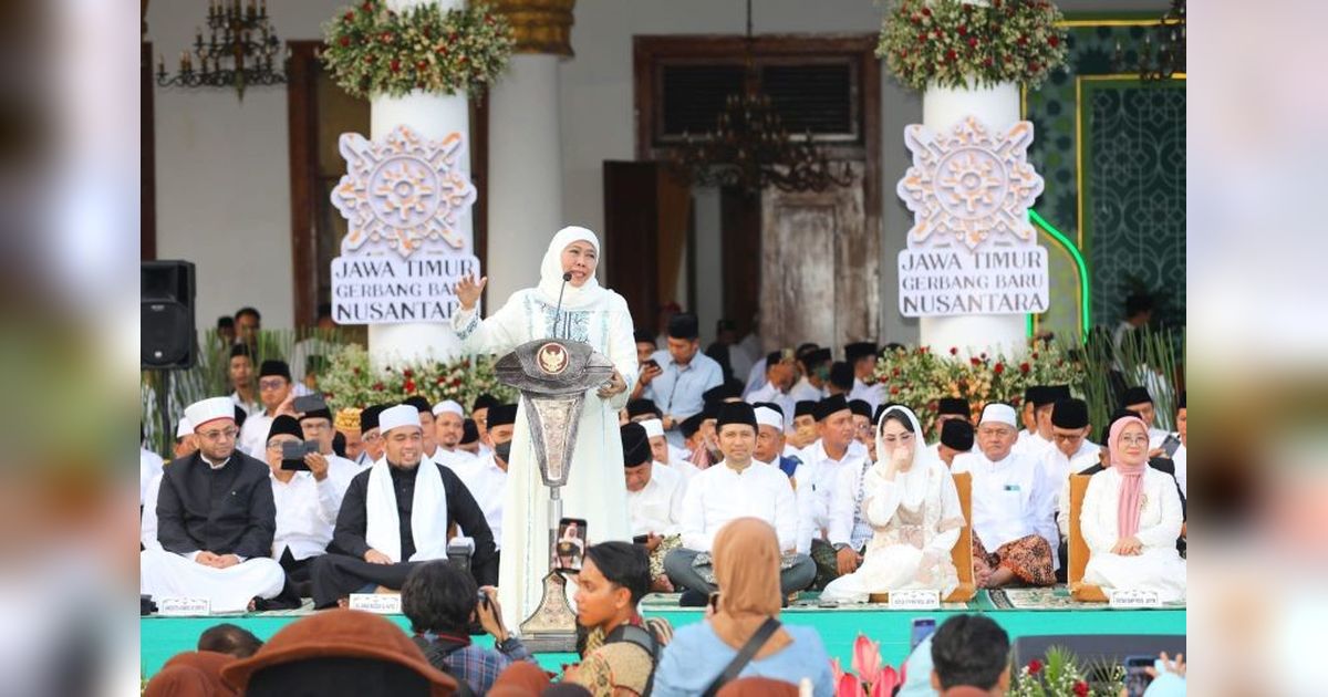 Khofifah Ajak Gotong Royong Wujudkan Jatim sebagai Gerbang Baru Nusantara