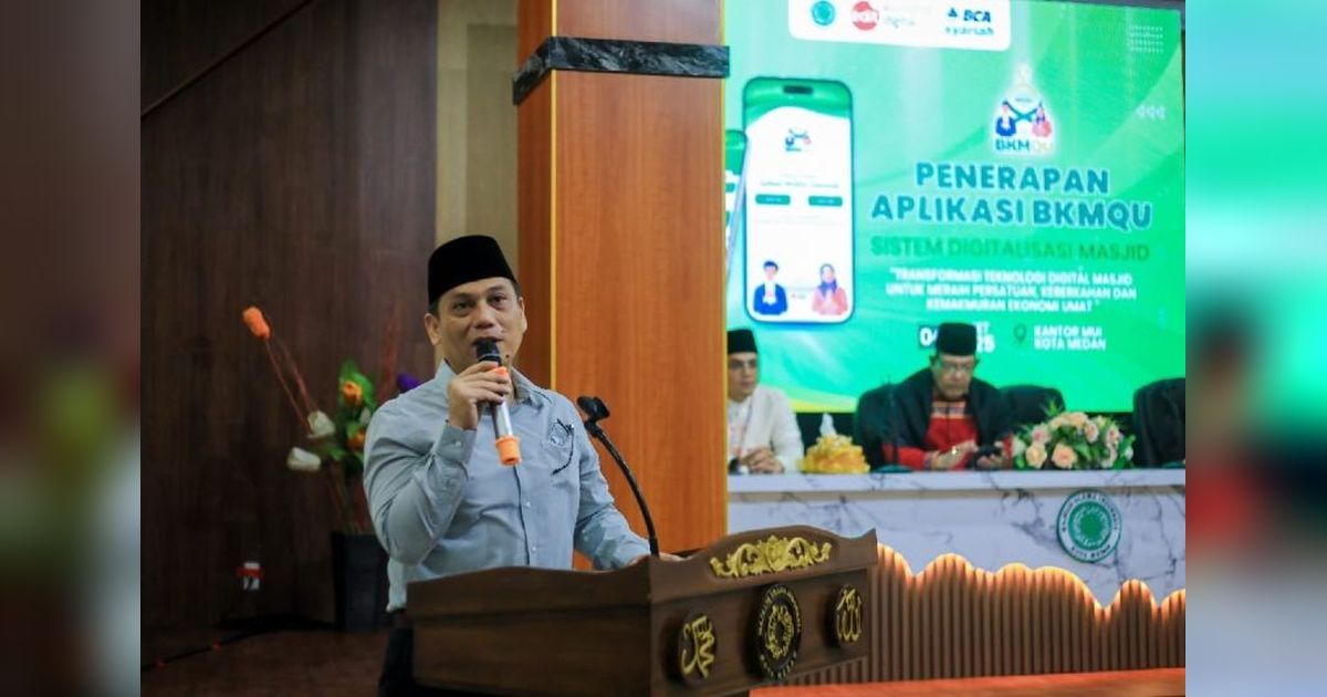 Pemkot Medan Dukung Penuh Aplikasi BKMQU MUI: Digitalisasi Masjid di Era Modern