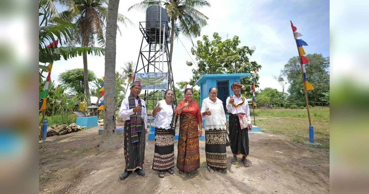 Pensiunan BI dan BCA Berkolaborasi Bangun Sumur Bor, Warga NTT Dapat Akses Air Bersih