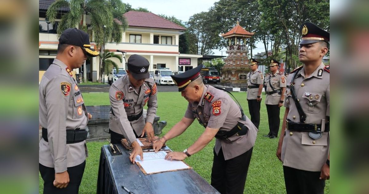 Sertijab Tiga Kapolsek Tabanan: AKBP Chandra Citra Kesuma Pimpin Rotasi Jabatan