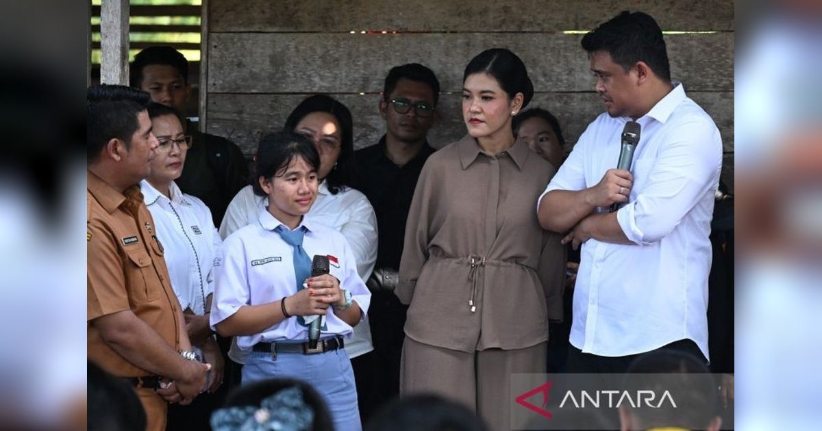 Bobby Nasution Beri Beasiswa Kuliah Penuh untuk Kakak Adik Yatim Piatu Asal Nias