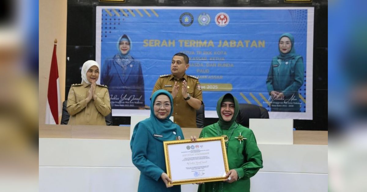 Melinda Aksa Pimpin TP PKK Makassar, Inovasi Kesejahteraan Masyarakat Jadi Fokus Utama