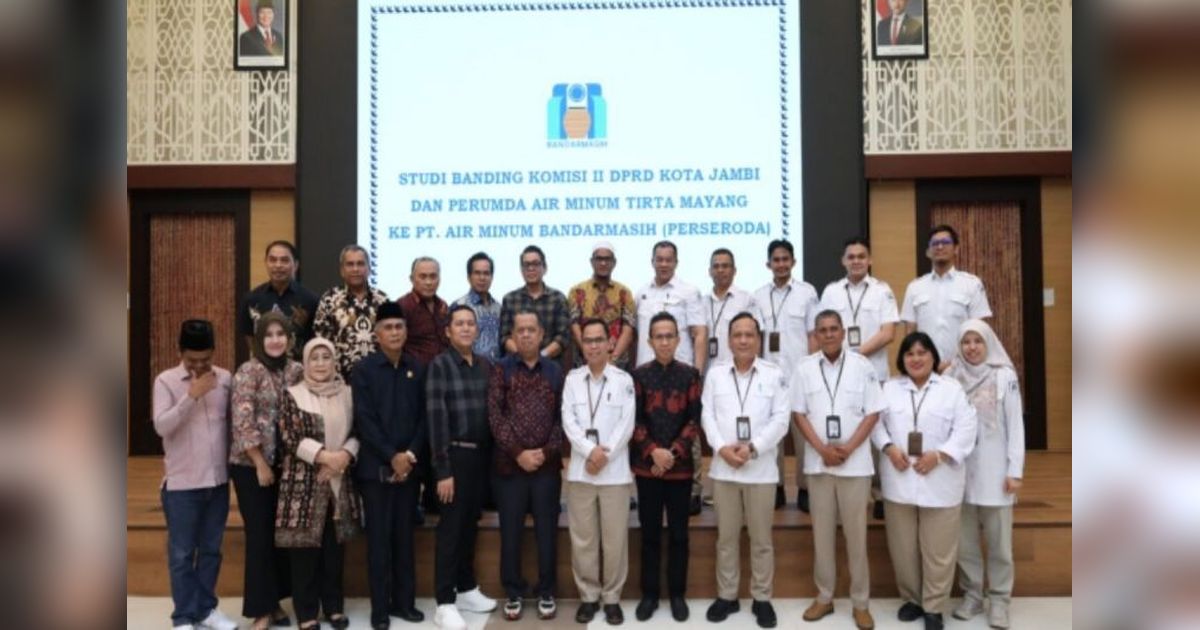 DPRD Kota Jambi Kunjungi PAM Bandarmasih, Belajar Sistem Pengelolaan Air Bersih