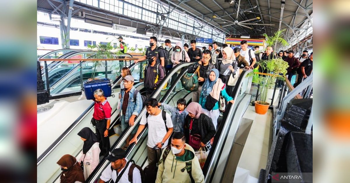 KAI Daop 1 Jakarta Proyeksi 845.448 Pemudik Lebaran 2025 Naik 2 Persen dari Tahun Lalu