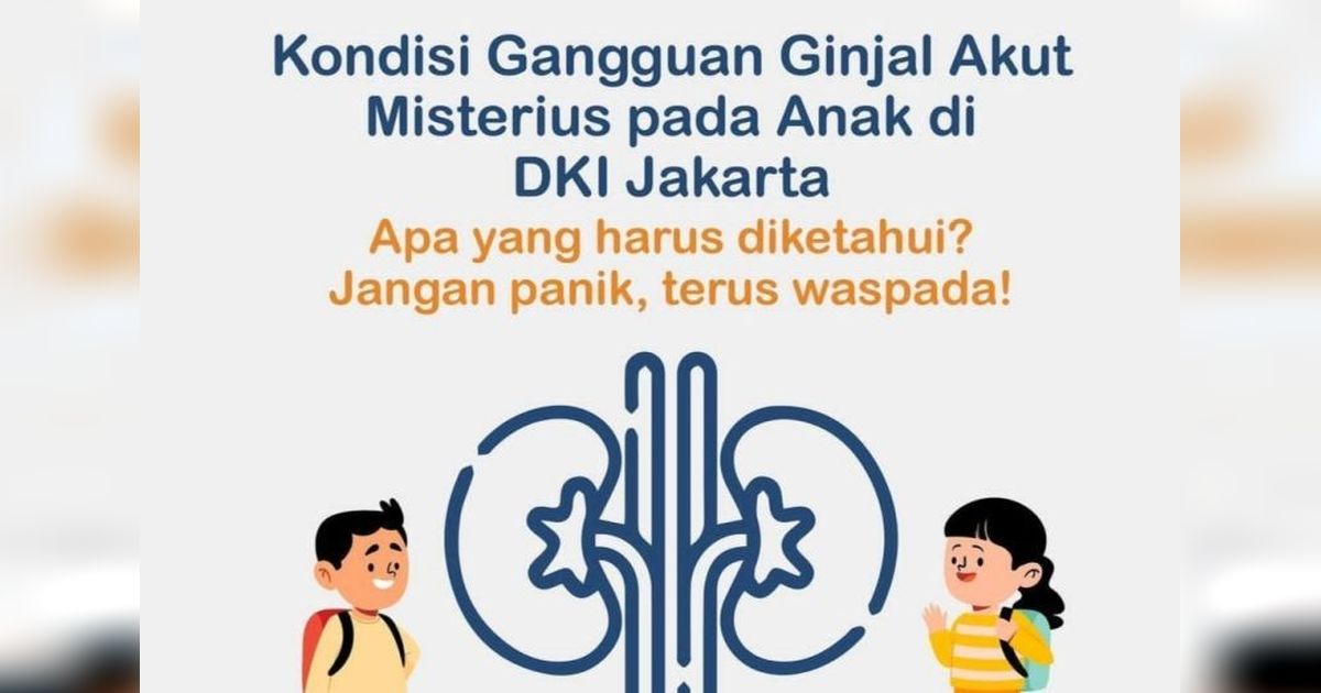 Makanan dan Minuman Tak Langsung Sebabkan Penyakit Ginjal, Ini Kata Dokter Spesialis Anak