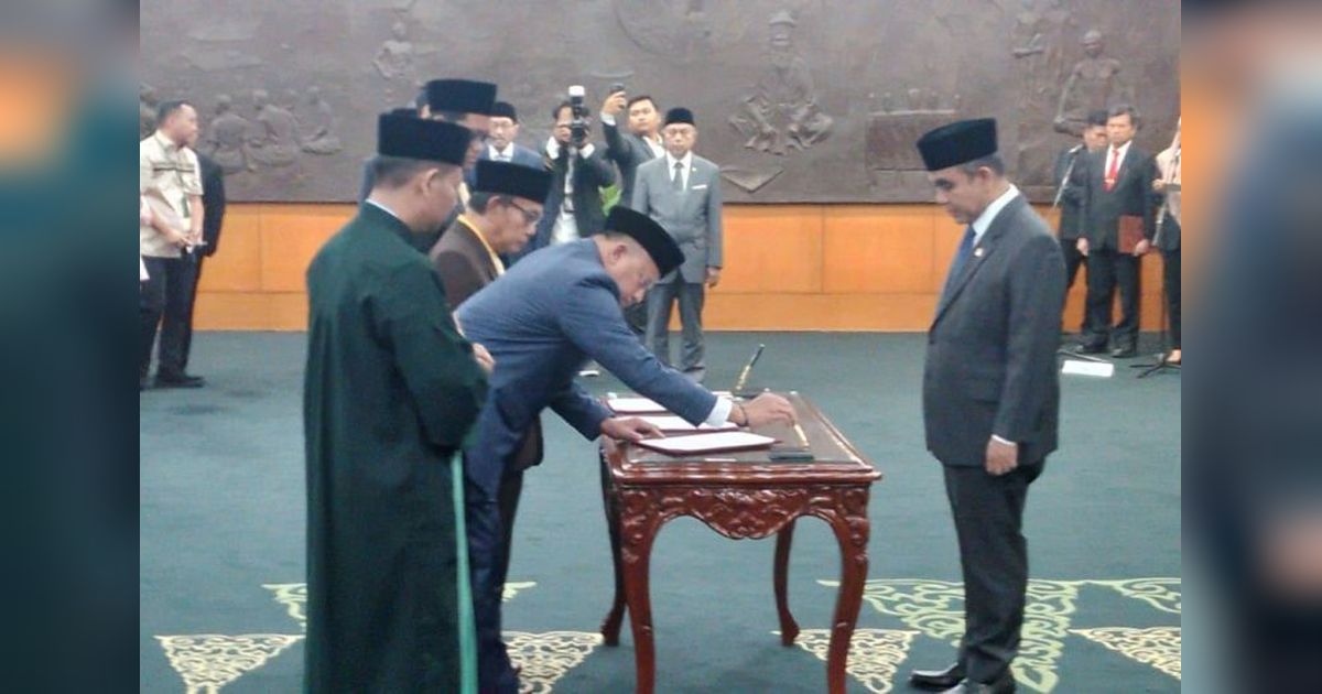 MPR Lantik Lima Anggota PAW Pengganti Menteri